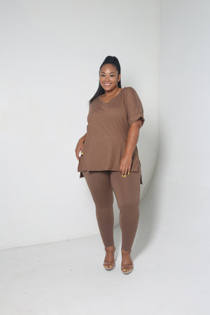 Luxe Legging Set | Mocha - MishMash Boutique