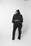 Crop Jogger Set | Black - MishMash Boutique