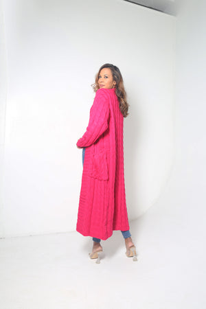 Pinkish Cardigan - MishMash Boutique