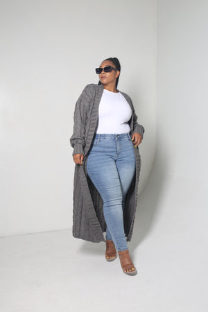 Greyish Cardigan - MishMash Boutique