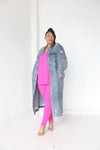Draped in Denim Jacket - MishMash Boutique