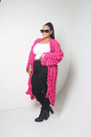 Waffle Cardigan | Pink - MishMash Boutique