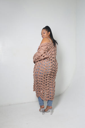 Waffle Cardigan | Tan - MishMash Boutique