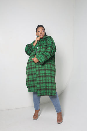 Get Plaid Shacket | Green - MishMash Boutique