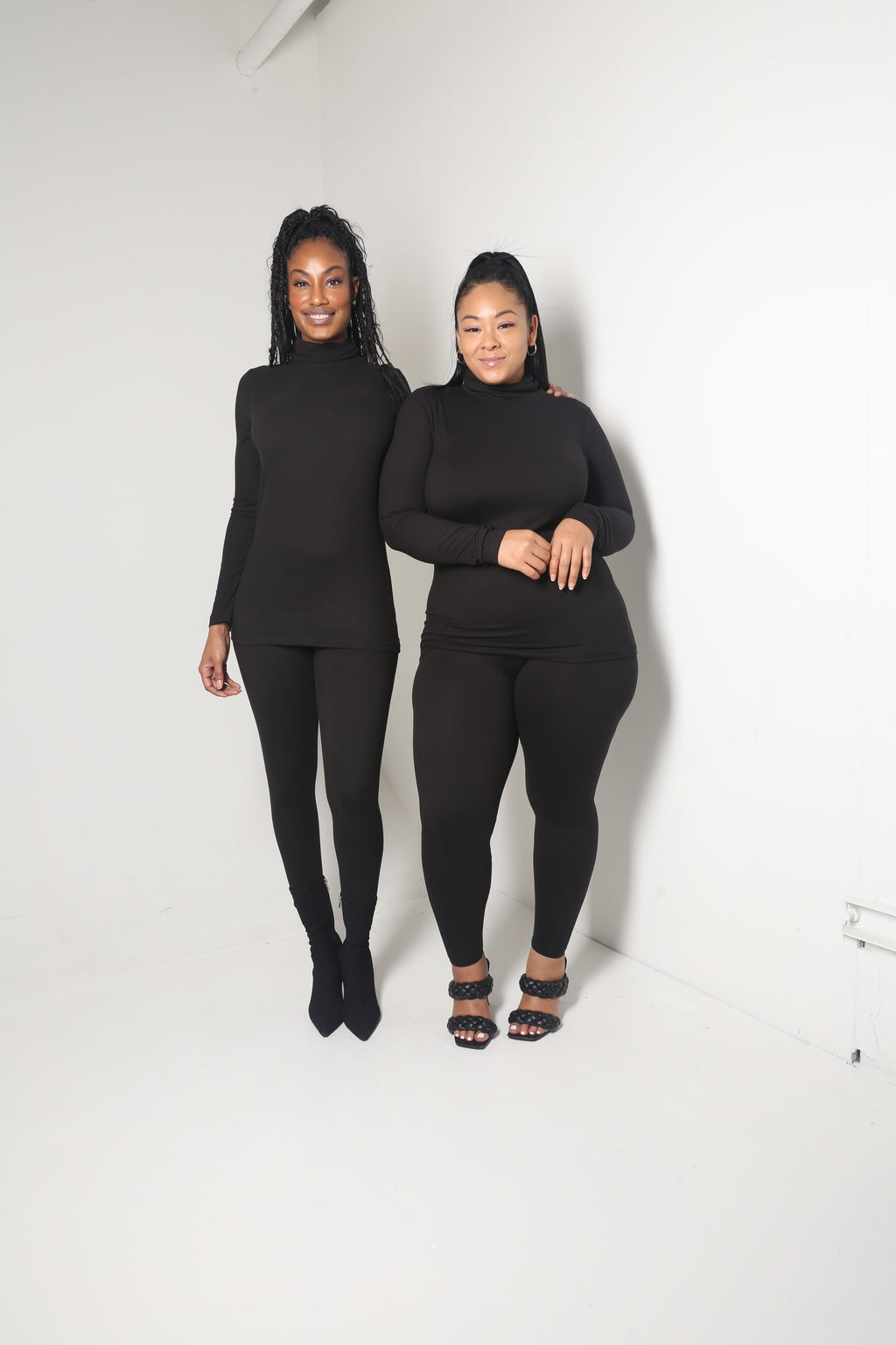 Mock Neck Legging Set | Black - MishMash Boutique