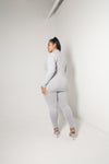 Mock Neck Legging Set | Grey - MishMash Boutique