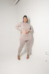 Mock Neck Legging Set | Mocha - MishMash Boutique