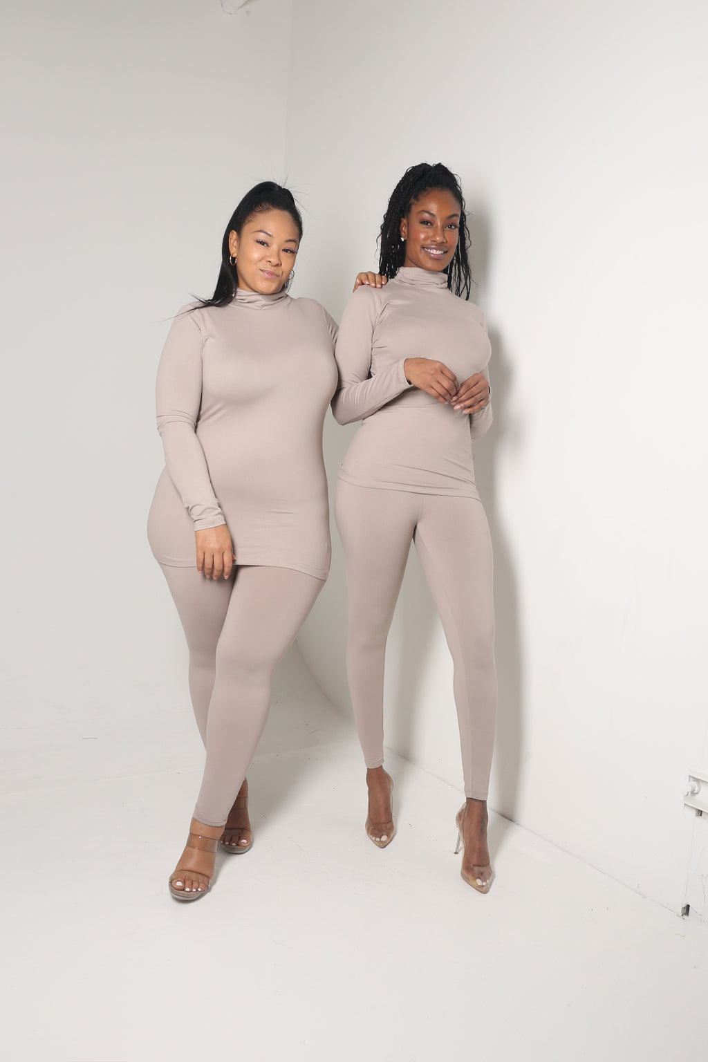 Mock Neck Legging Set | Mocha - MishMash Boutique