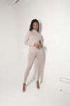 Mock Neck Legging Set | Mocha - MishMash Boutique