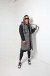 Hooded Denim Jacket | Black - MishMash Boutique
