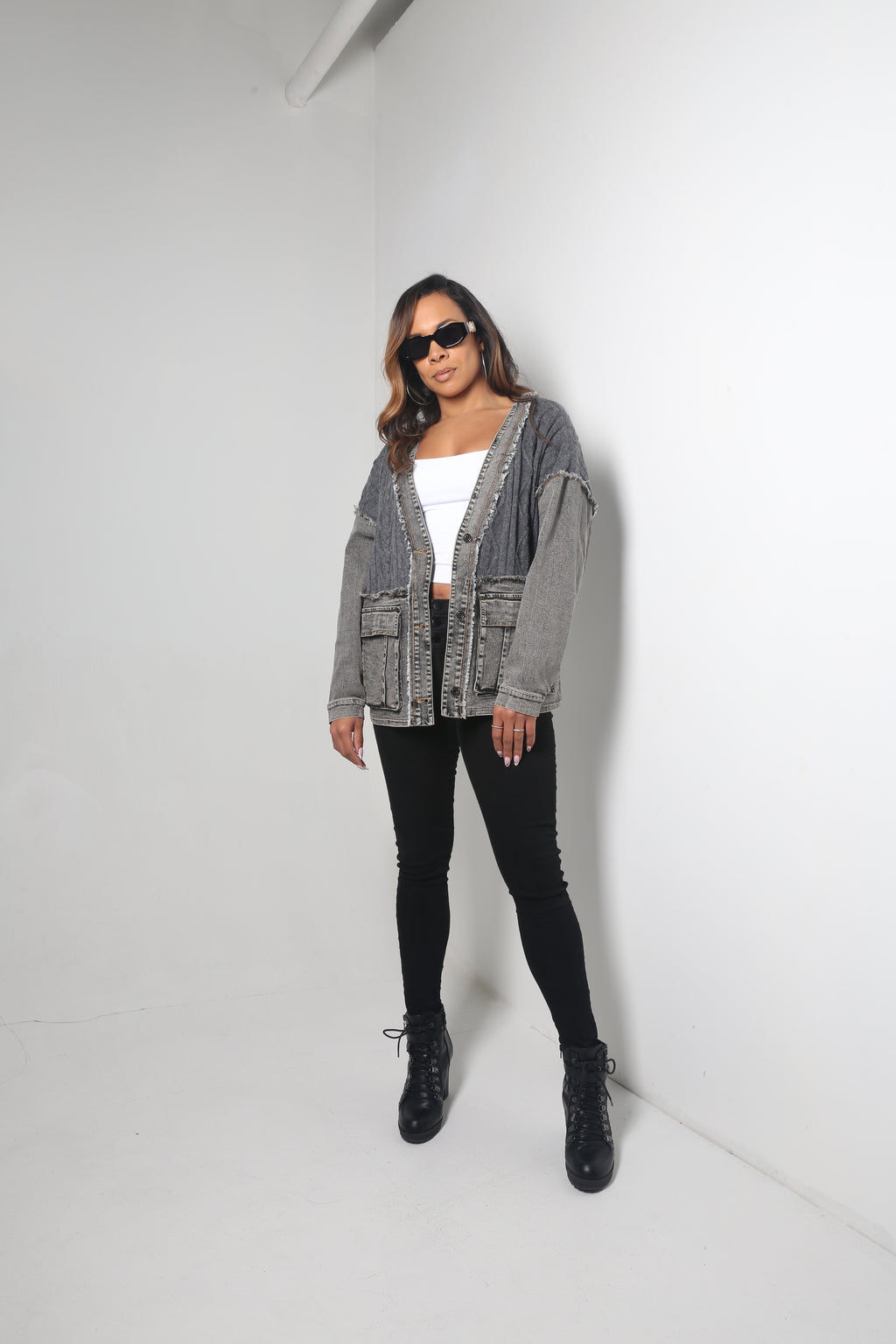 Cable Cardigan - MishMash Boutique