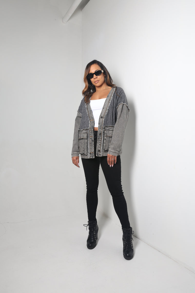 Cable Cardigan - MishMash Boutique