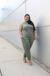 Relaxed Jumpsuit | Olive - MishMash Boutique