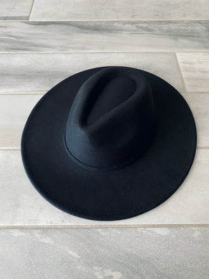 Leo Fedora Hat | Black - MishMash Boutique