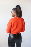 To Shreds Sweater | Orange - MishMash Boutique