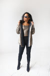Leather Corset | Pewter - MishMash Boutique