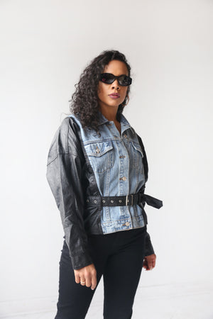Hybrid Denim Jacket - MishMash Boutique