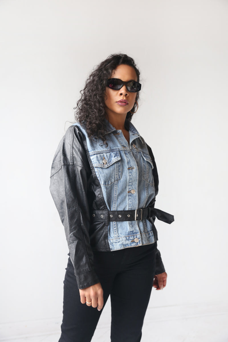 Hybrid Denim Jacket - MishMash Boutique