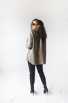 Leather Oversized Shirt - MishMash Boutique
