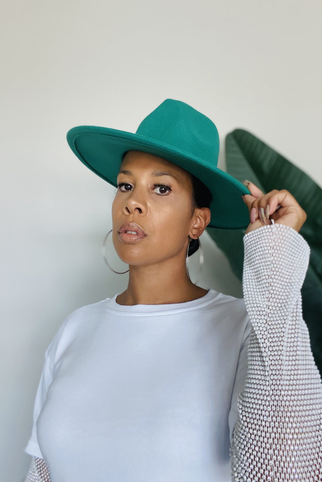 Leo Fedora Hat | Green - MishMash Boutique