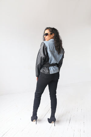 Hybrid Denim Jacket - MishMash Boutique