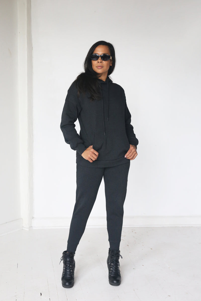 Basic Jogger Set | Charcoal - MishMash Boutique