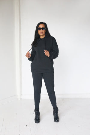 Basic Jogger Set | Charcoal - MishMash Boutique