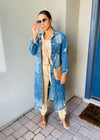 Draped in Denim Jacket - MishMash Boutique