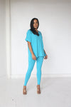 Luxe Legging Set | Teal - MishMash Boutique