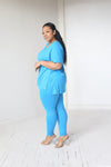 Luxe Legging Set | Blue - MishMash Boutique