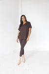 Luxe Legging Set | Chocolate - MishMash Boutique
