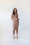 Down the Line Dress | Brown - MishMash Boutique