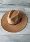 Skye Fedora Hat | Camel - MishMash Boutique