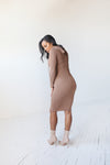 Down the Line Dress | Brown - MishMash Boutique