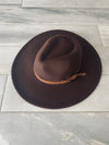Skye Fedora Hat | Chocolate - MishMash Boutique