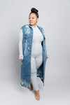 Denim Down Vest - MishMash Boutique