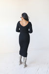 Ribbed Dress | Black - MishMash Boutique
