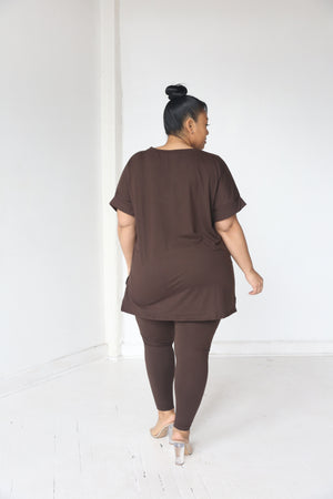 Luxe Legging Set | Chocolate - MishMash Boutique