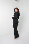 Crop Jogger Set | Black - MishMash Boutique
