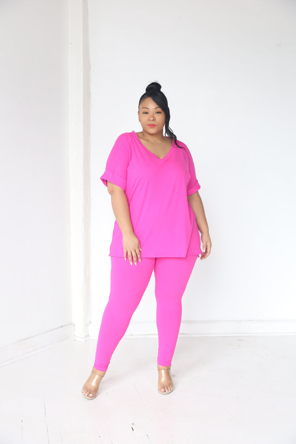 Luxe Legging Set | Hot Pink - MishMash Boutique