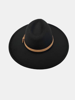 Skye Fedora Hat | Black - MishMash Boutique