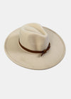 Skye Fedora Hat | Beige - MishMash Boutique
