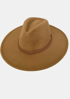 Shay Fedora Hat | Brown - MishMash Boutique